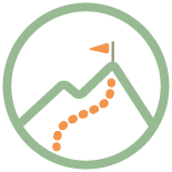 Icoon - Bergop - Footer